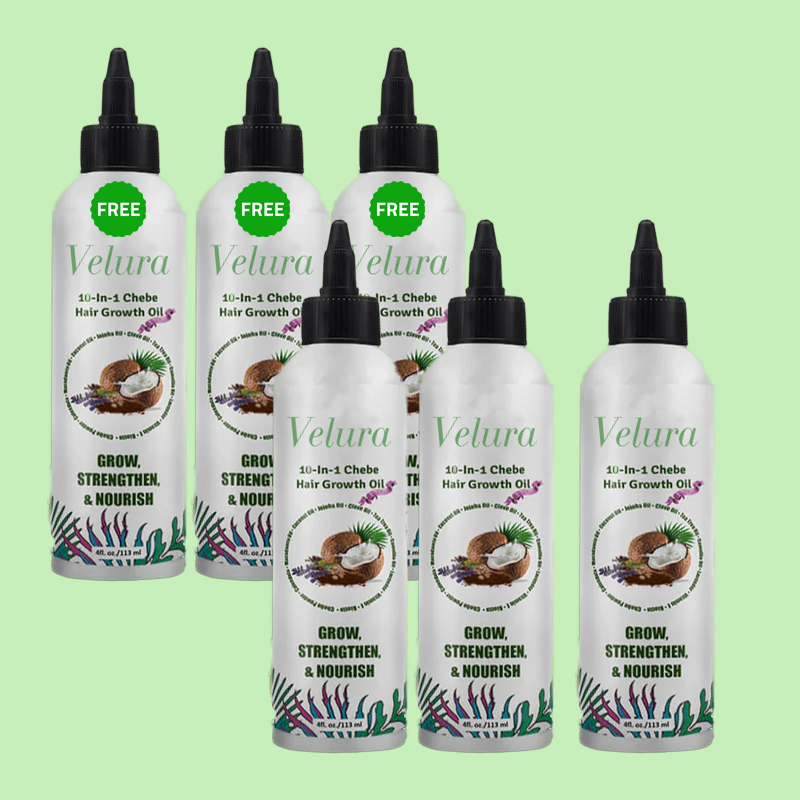 Velura 10-in-1 Natural Chebe Hair Growth Oil