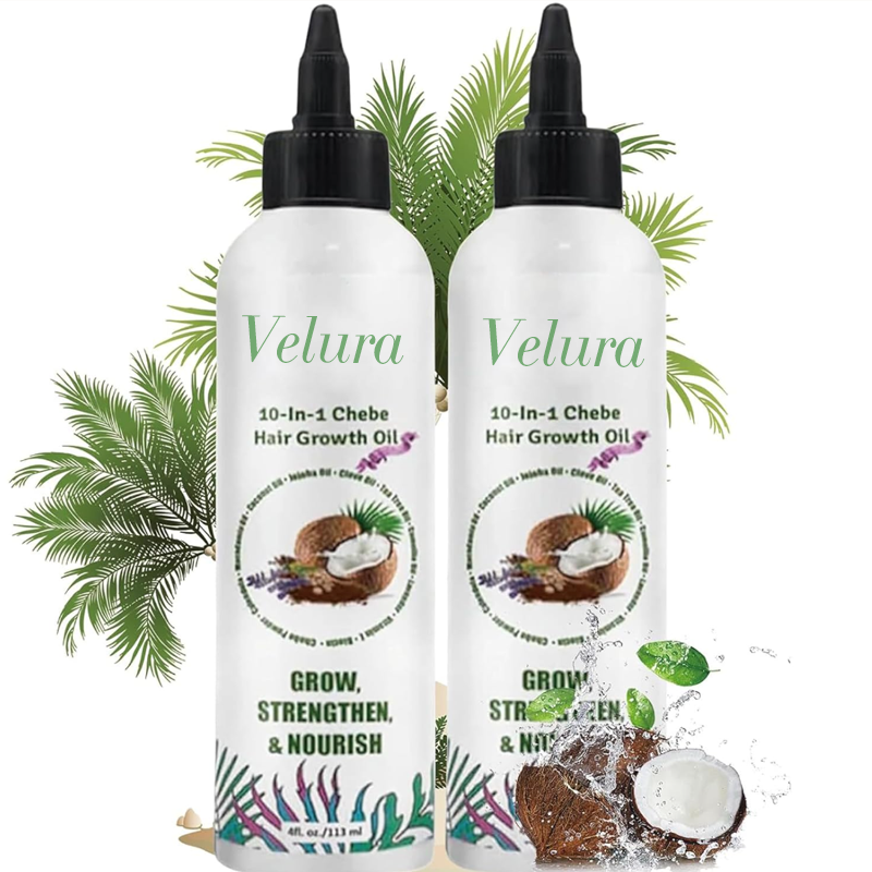 Velura 10-in-1 Natural Chebe Hair Growth Oil