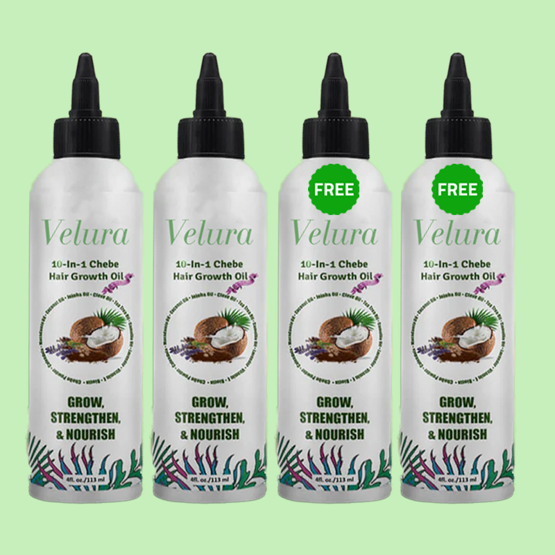 Velura 10-in-1 Natural Chebe Hair Growth Oil