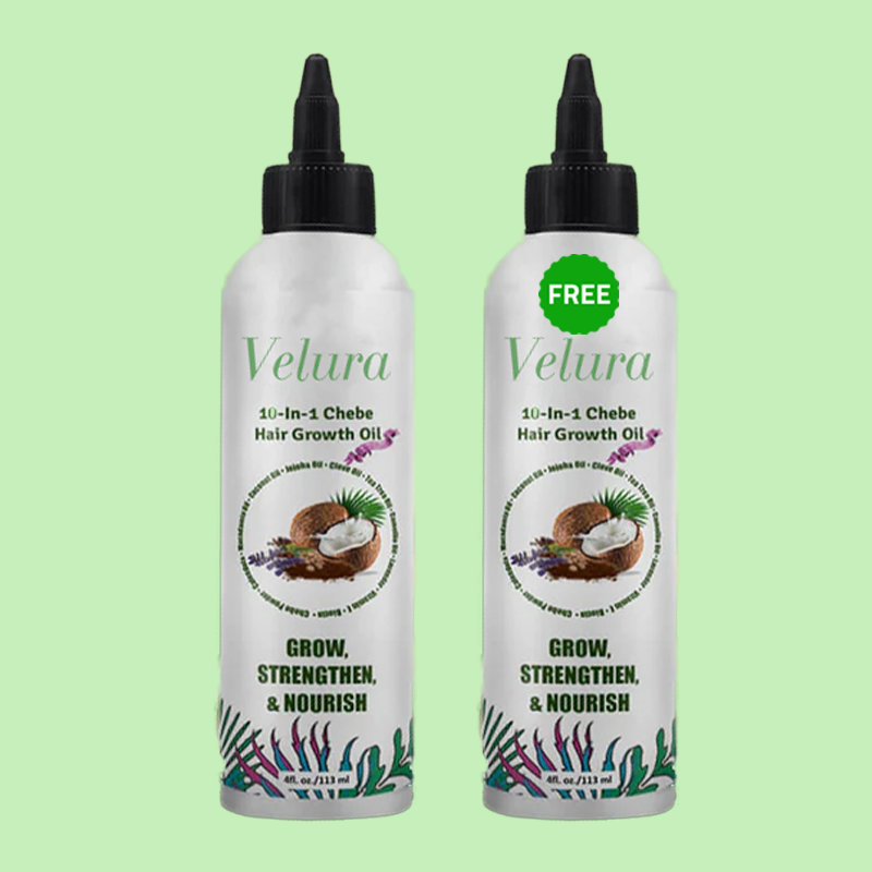 Velura 10-in-1 Natural Chebe Hair Growth Oil